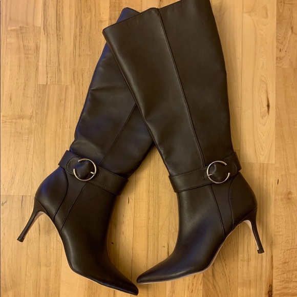 Nine West Shoes - 🤎 NEW! NINE WEST Mybootsow Knee High Heeled Boots
